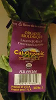 Сахар и питательные вещества в Cal organic