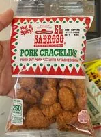 Suhkru kogus sees Pork cracklins