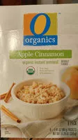 Sokerin määrä sisällä Apple cinnamon organic instant oatmeal