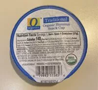 含糖量 Traditional organic hummus snack cup