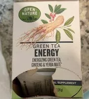 Количество сахара в Green tea energy