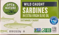 Количество сахара в Wild Caught Sardines in Extra Virgin Olive Oil