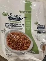 Количество сахара в Cauliflower & Brown Rice Pasta Bolognese