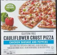 Количество сахара в Chicken Sausage and Peppers Cauliflower Crust Pizza