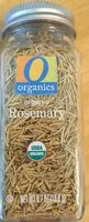 Sokerin määrä sisällä Organic Rosemary