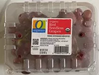 含糖量 Organic red seedless grapes