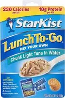 含糖量 Starkist lunch to go tuna