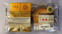 Amount of sugar in Melton Mowbray Pork Pies