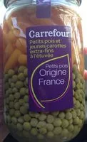 Amount of sugar in Petits pois et jeunes carottes extra-fins à l'étuvée