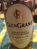 Sucre et nutriments contenus dans Glengrant