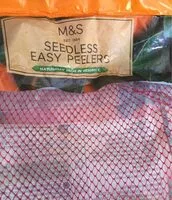 Suhkru kogus sees Seedless easy peelers