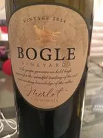 Suhkur ja toitained sees Bogle vineyards