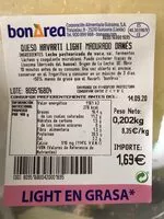 Cantidad de azúcar en Queso havarti light madurado danés