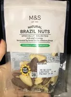Suhkru kogus sees Brazil nuts