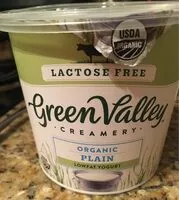 Amount of sugar in Green valley organics, grade a low fat yogurt