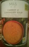 Zuckermenge drin Carrot Coriander Soup
