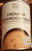 Количество сахара в Cream of mushroom soup
