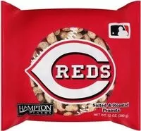 Amount of sugar in Cincinnati reds salted roasted peanuts
