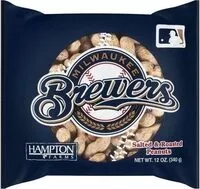 Amount of sugar in Milwaukee brewers salted roasted peanuts