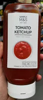 Количество сахара в Tomato Ketchup