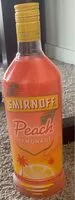 चीनी की मात्रा Smirnoff peach lemonade
