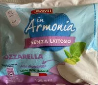 Suhkru kogus sees Mozzarella senza Lattosio