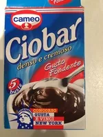 入っている砂糖の量 Ciobar Gusto Fondente