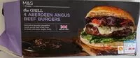 Cantidad de azúcar en 4 Aberdeen Angus Beef Burgers