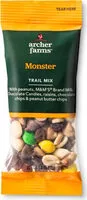 Amount of sugar in Monster trail mix