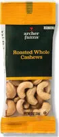 Amount of sugar in Salted roasted cashews