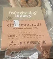 Amount of sugar in Cinnamon rolls