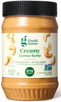 Suhkru kogus sees Creamy cashew butter