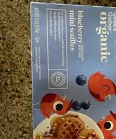 入っている砂糖の量 Blueberry mini waffles
