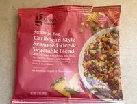 入っている砂糖の量 Caribean-style seasoned rice & vegetable blend