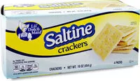 İçindeki şeker miktarı Saltine Crackers