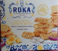 Amount of sugar in Roka The Original Cheese Biscuits