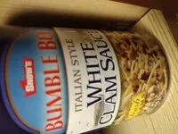 İçindeki şeker miktarı Snow's, Bumble Bee, Italian Style White Clam Sauce