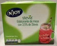 Azúcar y nutrientes en Njoy brand