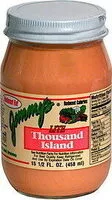 入っている砂糖の量 Lite Thousand Island Salad Dressing
