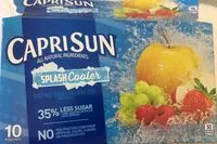 Suhkur ja toitained sees Caprisun