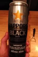 入っている砂糖の量 Sapporo Premium black beer