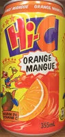 入っている砂糖の量 Jus à base de concentré d'orange (20%) et de purée de mangue (3%)