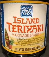 Jumlah gula yang masuk Island teriyaki marinade sauce