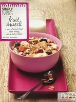 Количество сахара в Fruit muesli