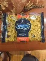 Suhkru kogus sees Farfalle Pasta