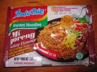 चीनी की मात्रा Instant noodles migoreng satay flavour