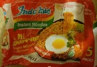 含糖量 Mi Goreng Instant Fried Noodles