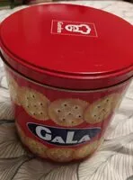 Sokerin määrä sisällä Crackers GALA