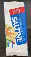 Sokerin määrä sisällä Original Saltine