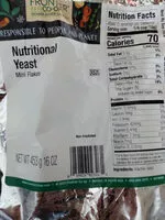 Suhkru kogus sees Nutritional Yeast Mini Flakes